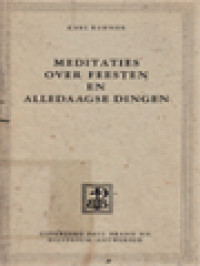 Image of Meditaties Over Feesten En Alledaagse Dingen
