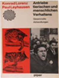 Image of Antriebe Tierischen Und Menschlichen Verhaltens: Gesammelte Abhandlungen