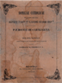 Image of Homiliae Catholicae I: De Sacris Arcanis Deiparae Mariae Et D. Iosephi Eiusdem Sponsi