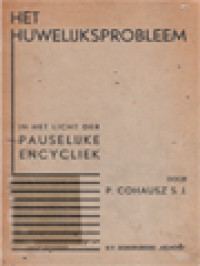 Image of Het Huwelijksprobleem: In Het Licht Der Pauselijke Encycliek