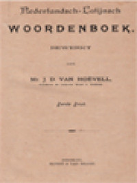 Image of Nederlandsch-Latijnsch Woordenboek