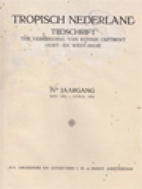 Image of Tropisch Nederland, Tijdschrift ter Verbreiding van Kennis Omtrent Oost- en West- Indië IV