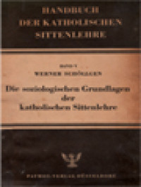 Image of Die Soziologischen Grundlagen Der Katholischen Sittenlehre