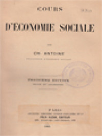 Image of Cours D'économie Sociale