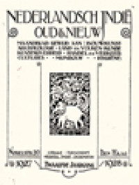 Image of Nederlandsch-Indië Oude & Nieuw 1927-1928: Maandblad Gewijd Aan: Bouwkunst, Archaeologie, Land-En Volken-Kunde Kunstnijverheid, Handel En Verkeer, Cultures, Mijnbouw, Hygiène