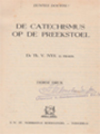 Image of De Catechismus Op De Preekstoel