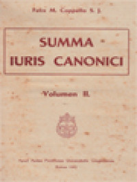 Image of Summa Iuris Canonici II: In Usum Scholarum Concinnata