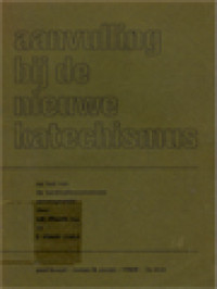 Image of Aanvulling Bij De Nieuwe Katechismus