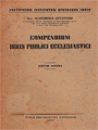 Image of Compendium Iuris Publici Ecclesiastici