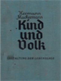 Image of Kind Und Volk II: Gestaltung Der Lebenslage