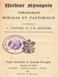 Image of Brevior Synopsis: Theologiae Moralis Et Pastoralis