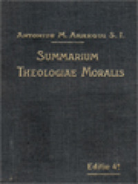 Image of Summarium Theologiae Moralis: Ad Recentem Codicem Iuris Canonici Accommodatum