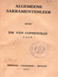 Image of Algemeene Sakramentenleer