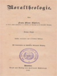 Image of Moraltheologie III