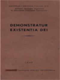 Image of Demonstratur Existentia Dei