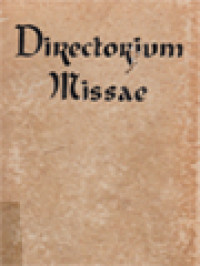 Image of Directorium Missae