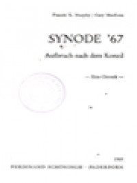 Image of Synode '67 - Aufbruch Nach Dem Konzil (Eine Chronik)