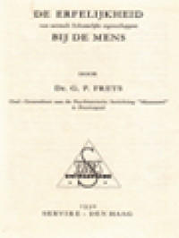 Image of De Erfelijkheid Bij De Mens