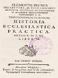 Image of Historia Ecclesiastica Practica VI