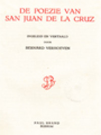 Image of De Poezie Van San Juan De La Cruz