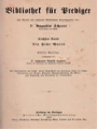 Image of Bibliothek Für Prediger, Sechster Band: Die Feste Mariä