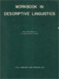 Image of Workbook In Descriptive Linguistics