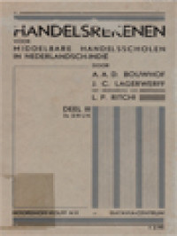 Image of Handelsrekenen: Voor Middelbare Handelsscholen In Nederlandsch-Indië III