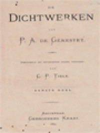 Image of De Dichtwerken Van P. A. De Genestet I
