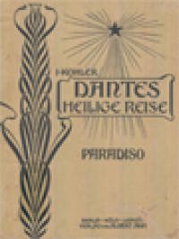 Image of Dantes Heilige Reise: Freie Nachdichtung Der Divina Commedia, Paradiso