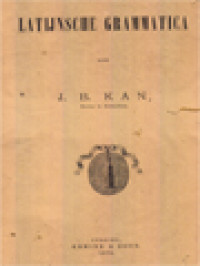 Image of Latijnsche Grammatica