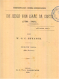 Image of De Jeugd Van Isaäc Da Costa (1798-1825) I