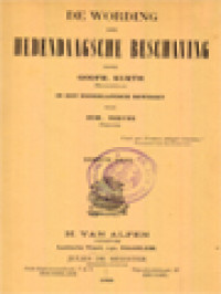 Image of De Wording Der Hedendaagsche Beschaving I