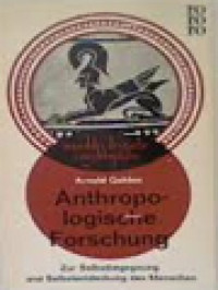 Image of Anthropologische Forschung: Zur Selbstbegegnung Und Selbstentdeckung Des Menschen