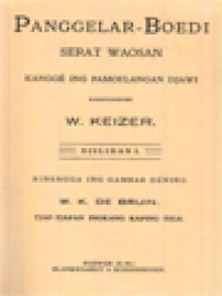 Image of Panggelar-Boedi: Serat Waosan Kanggé Ing Pamoelangan Djawi I