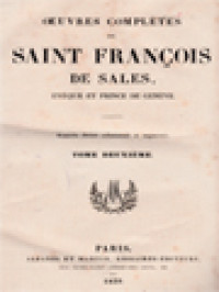 Image of Oeuvres Complètes De Saint François De Sales, Évèque Et Prince De Genève II