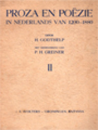 Image of Proza En Poezië In Nederlands Van 1200-1880 II