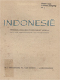 Image of Indonesië: Tweemaandelijks Tijdschrift Gewijd Aan Het Indonesisch Cultuurgebied