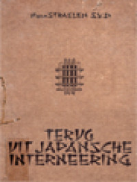 Image of Terug Uit Japansche Interneering: De Toekomst Van De Kerk In Het Verre Oosten