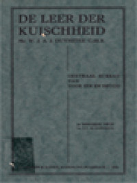 Image of De Leer Der Kuischheid: Centraal Bureau Van Voor Eer En Deugd