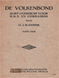 Image of De Volkenbond: Kort Overzicht Voor H.B.S. Gymnasium