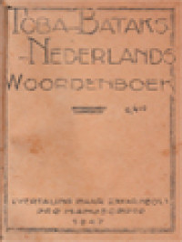 Image of Toba-Bataks-Nederlands Woordenboek