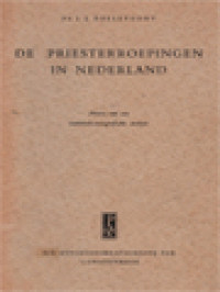 Image of De Priesterroepingen In Nederland: Proeve Van Een Statistisch-Sociografische Analyse