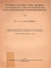 Image of Untersuchungen über Begriff, Anwendung Und Entstehung Der Griechischen Ringkomposition