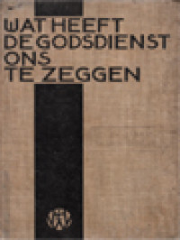 Image of Wat Heeft De Godsdienst Ons Te Zeggen?