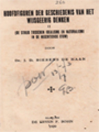 Image of Hoofdfiguren Der Geschiedenis Van Het Wijsgeerig Denken II (De Strijd Tussen Idealisme En Naturalisme In De Negentiende Eeuw)