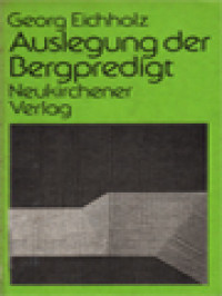 Image of Auslegung Der Bergpredigt