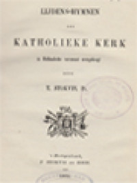 Image of Lijdens-Hymnen Der Katholieke Kerk