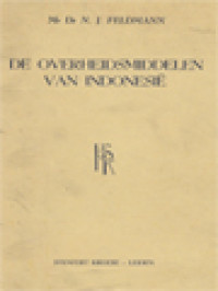 Image of De Overheidsmiddelen Van Indonesië: In Verband Met De Dualistische Economie