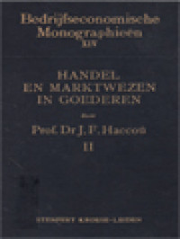 Image of Handel En Marktwezen In Goederen II
