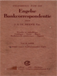 Image of Inleiding Tot De Engelse Bankcorrespondentie: Voor De Praktijk En Candidaten Examen Hoofdcorrespondent Engels